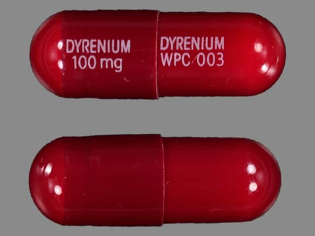 Image 1 - Imprint DYRENIUM 100mg DYRENIUM WPC 003 - Dyrenium 100 mg