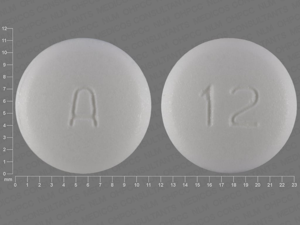 Image 1 - Imprint A 12 - metformin 500 mg