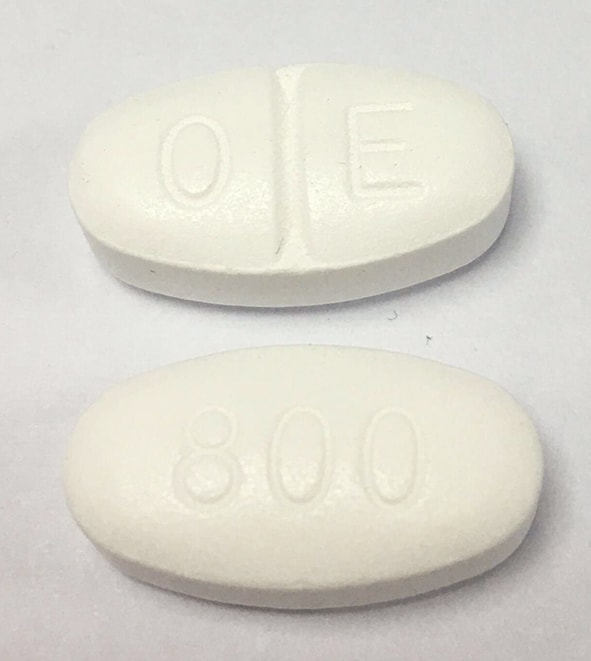 Image 1 - Imprint O E 800 - gabapentin 800 mg