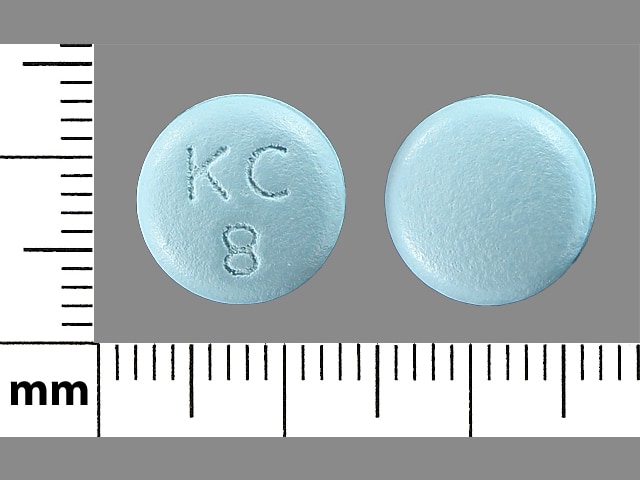 Image 1 - Imprint KC 8 - potassium chloride 8 mEq (600 mg)