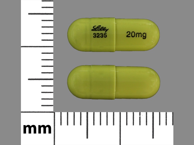 Image 1 - Imprint Lilly 3235 20mg - duloxetine 20 mg