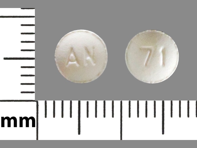 Image 1 - Imprint AN 71 - hydroxyzine 25 mg