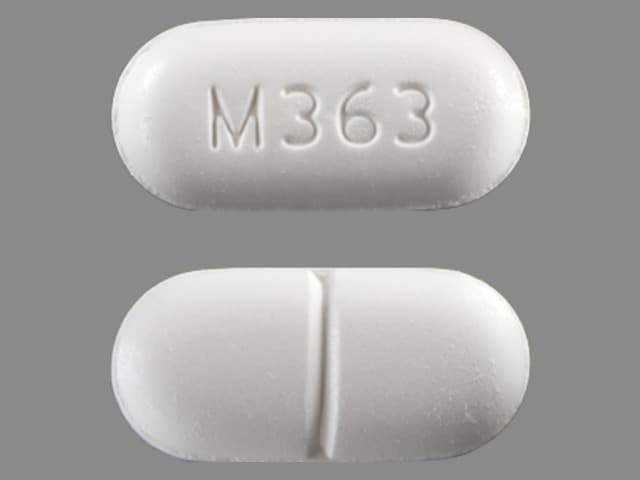 M363 - Acetaminophen and Hydrocodone Bitartrate