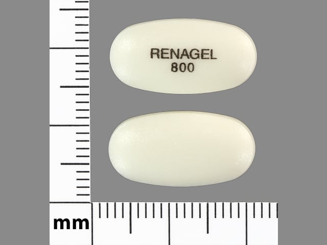 Image 1 - Imprint RENAGEL 800 - sevelamer 800 mg