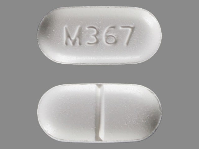 M367 - Acetaminophen and Hydrocodone Bitartrate