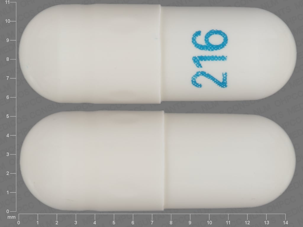 Pill Finder 216 White Capsuleshape