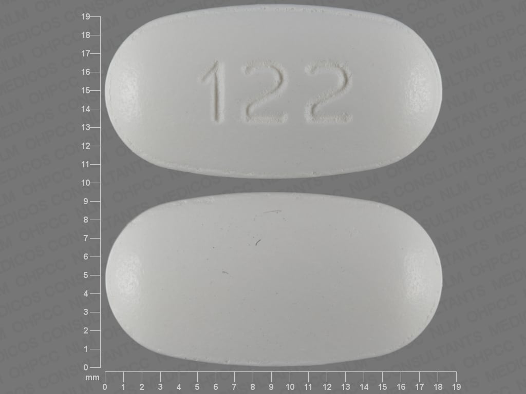 Image 1 - Imprint 122 - ibuprofen 600 mg