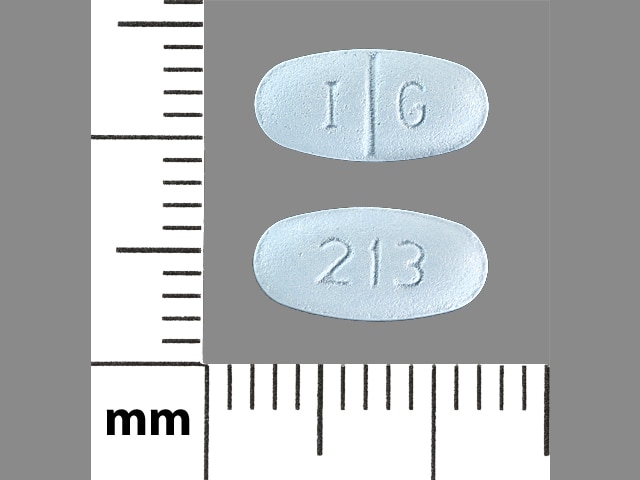 Pill Finder: I G 213 Blue Elliptical / Oval - Medicine.com