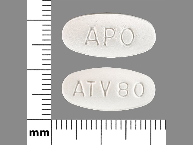 Image 1 - Imprint APO ATV 80 - atorvastatin 80 mg