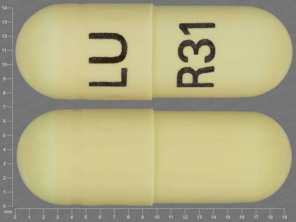 Imprint LU R31 - mefenamic acid 250 mg