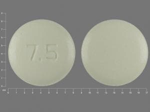 Image 1 - Imprint 7.5 - meloxicam 7.5 mg