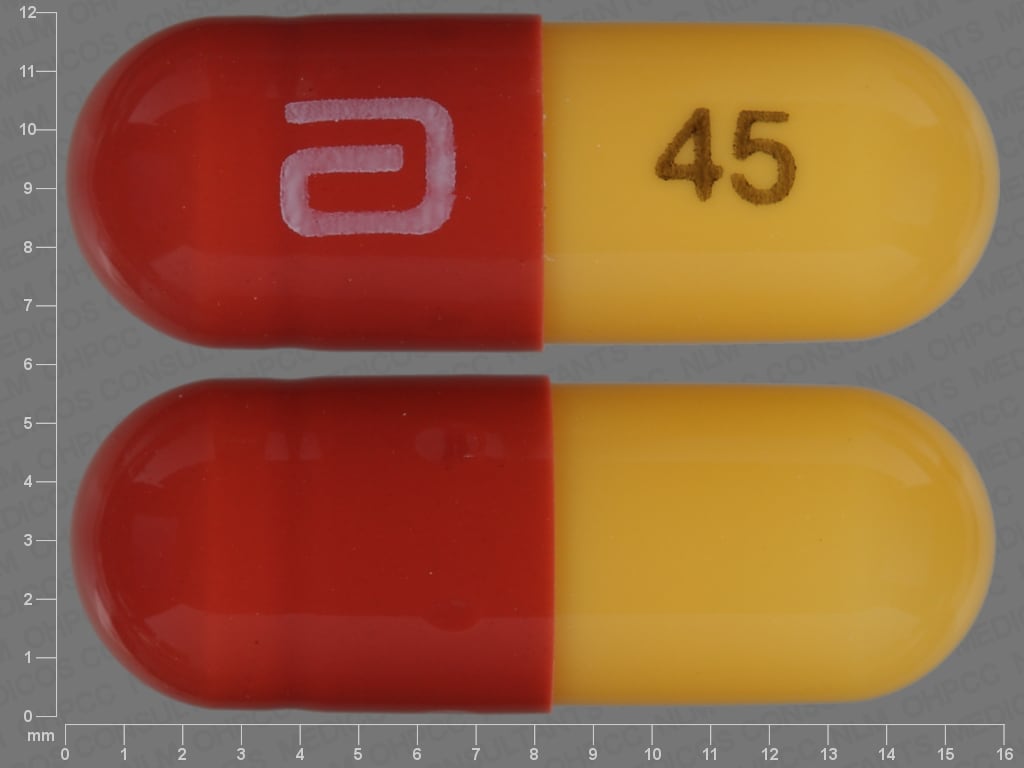 Image 1 - Imprint a 45 - fenofibric acid 45 mg