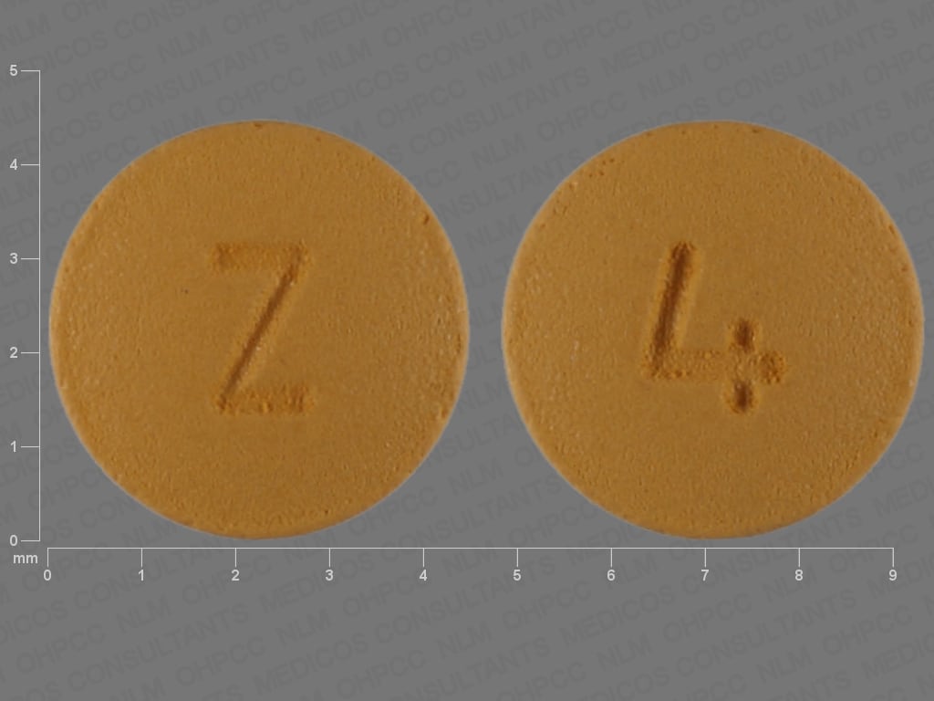 Image 1 - Imprint Z 4 - risperidone 0.25 mg
