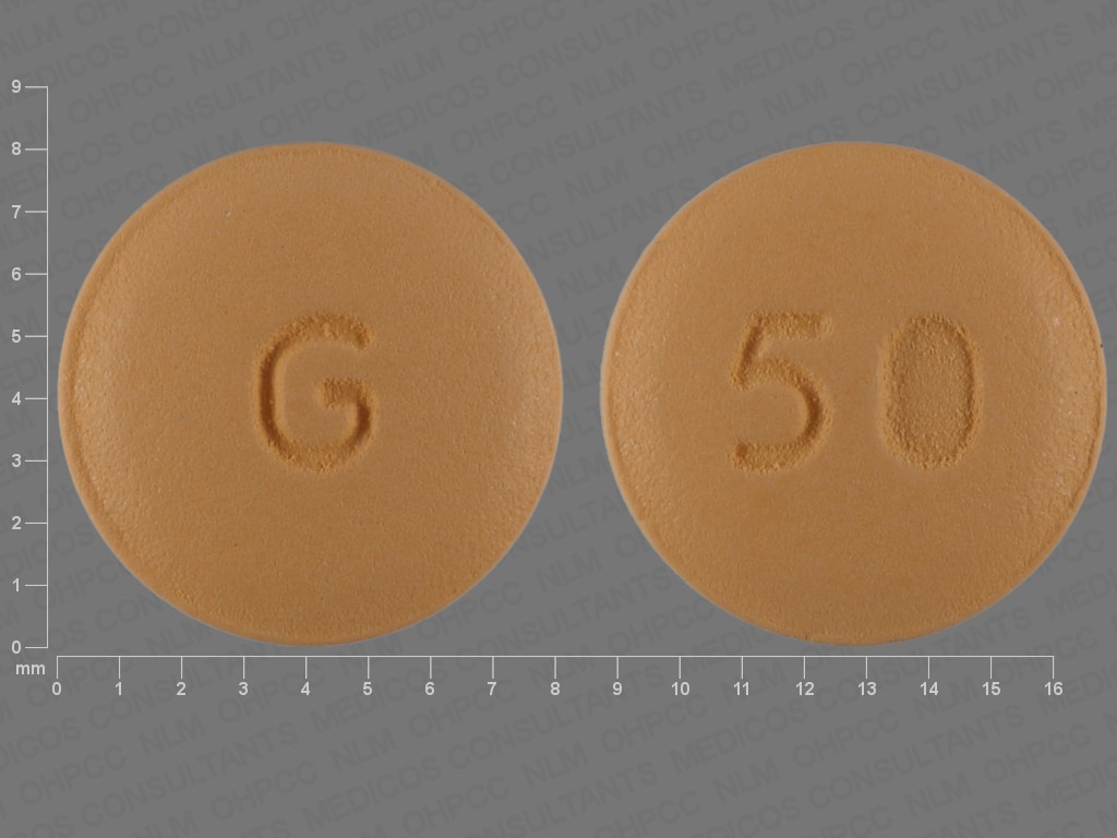 Image 1 - Imprint G 50 - topiramate 50 mg