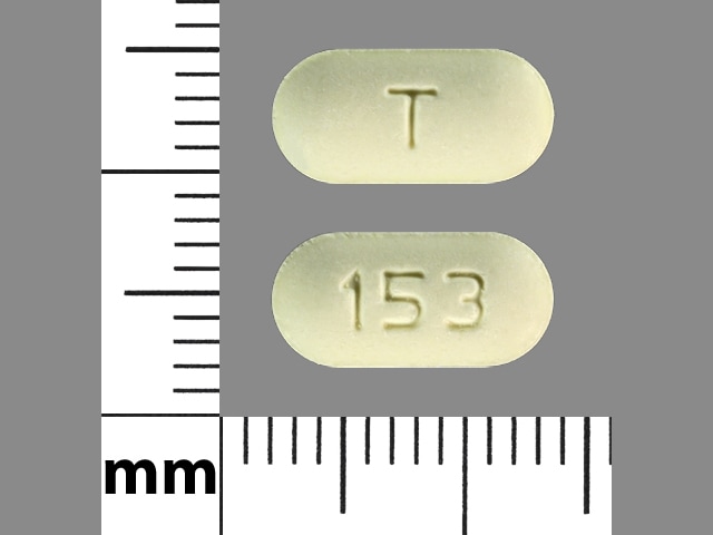 Image 1 - Imprint T 153 - meloxicam 15 mg