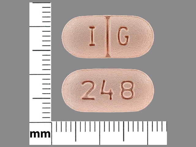 Image 1 - Imprint I G 248 - levetiracetam 750 mg