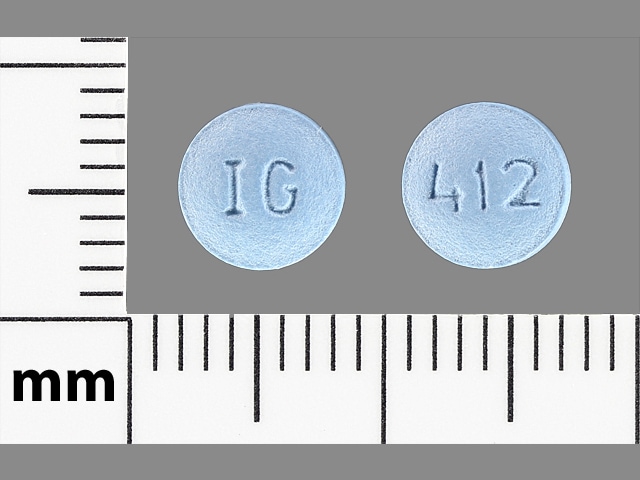 Image 1 - Imprint IG 412 - finasteride 5 mg