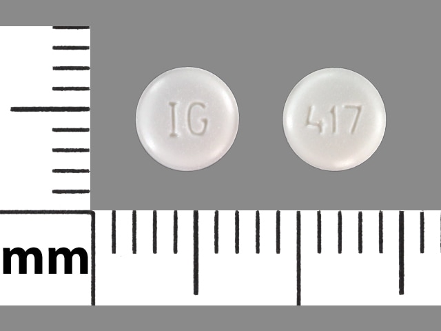 Image 1 - Imprint IG 417 - lisinopril 2.5 mg