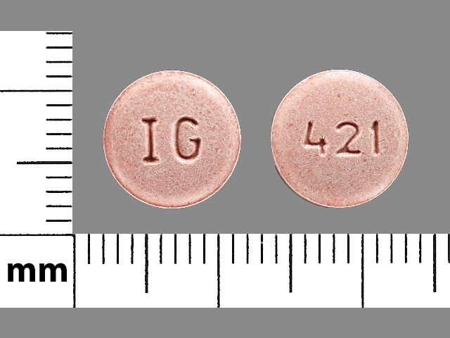 Image 1 - Imprint IG 421 - lisinopril 30 mg