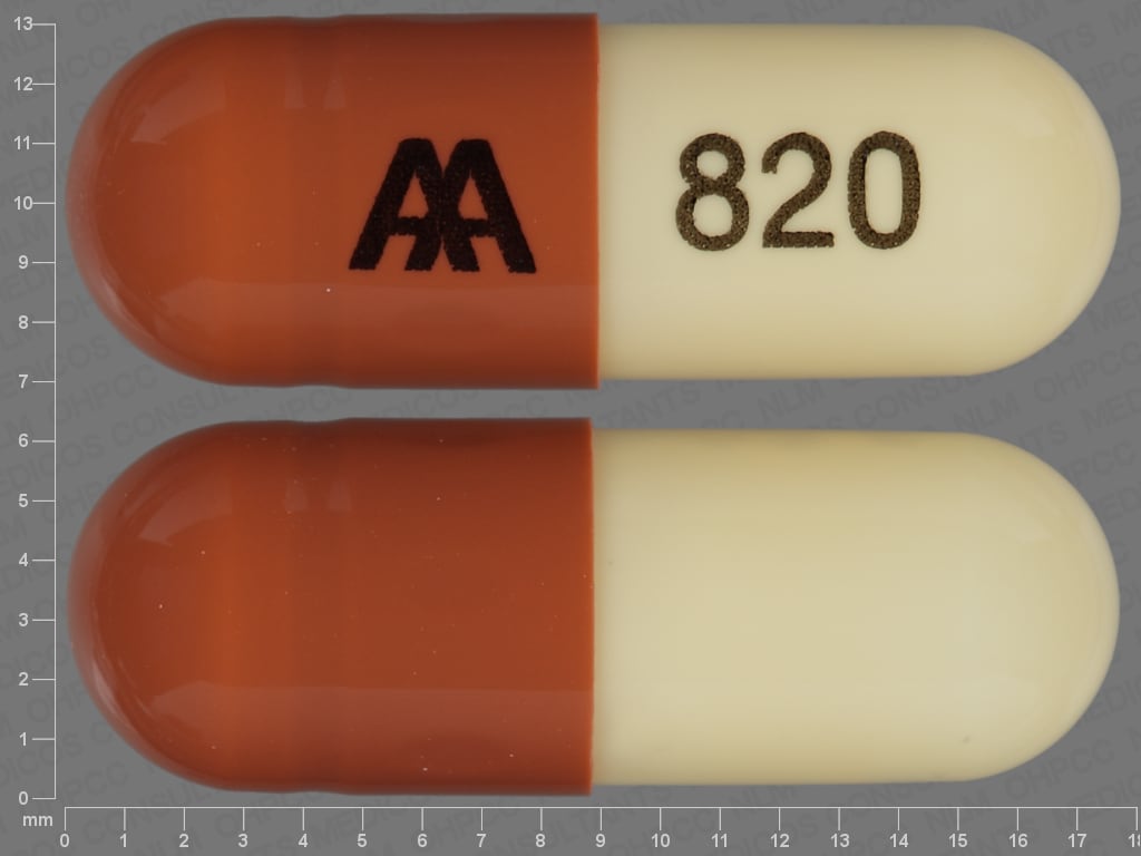 Image 1 - Imprint AA 820 - amoxicillin 250 mg