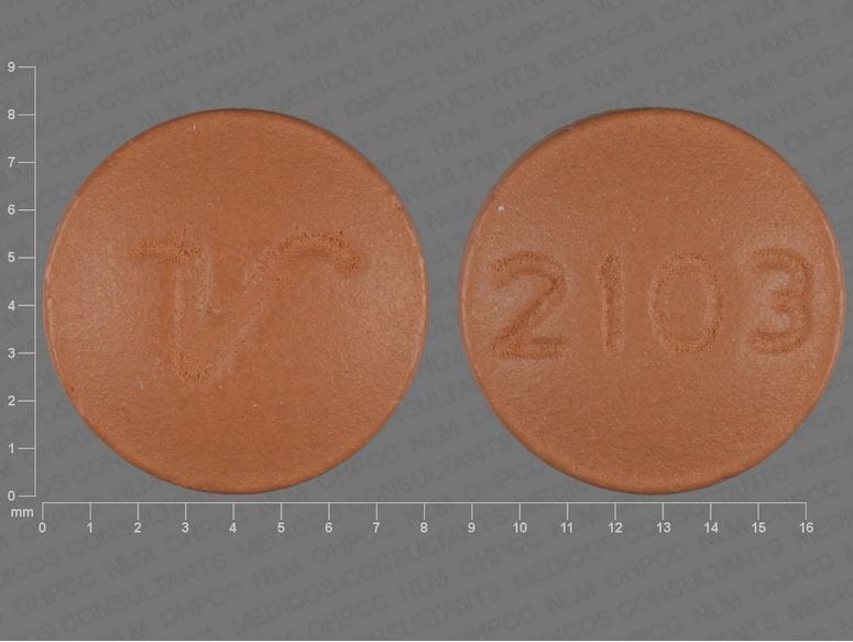 Image 1 - Imprint V 2103 - amitriptyline 50 mg